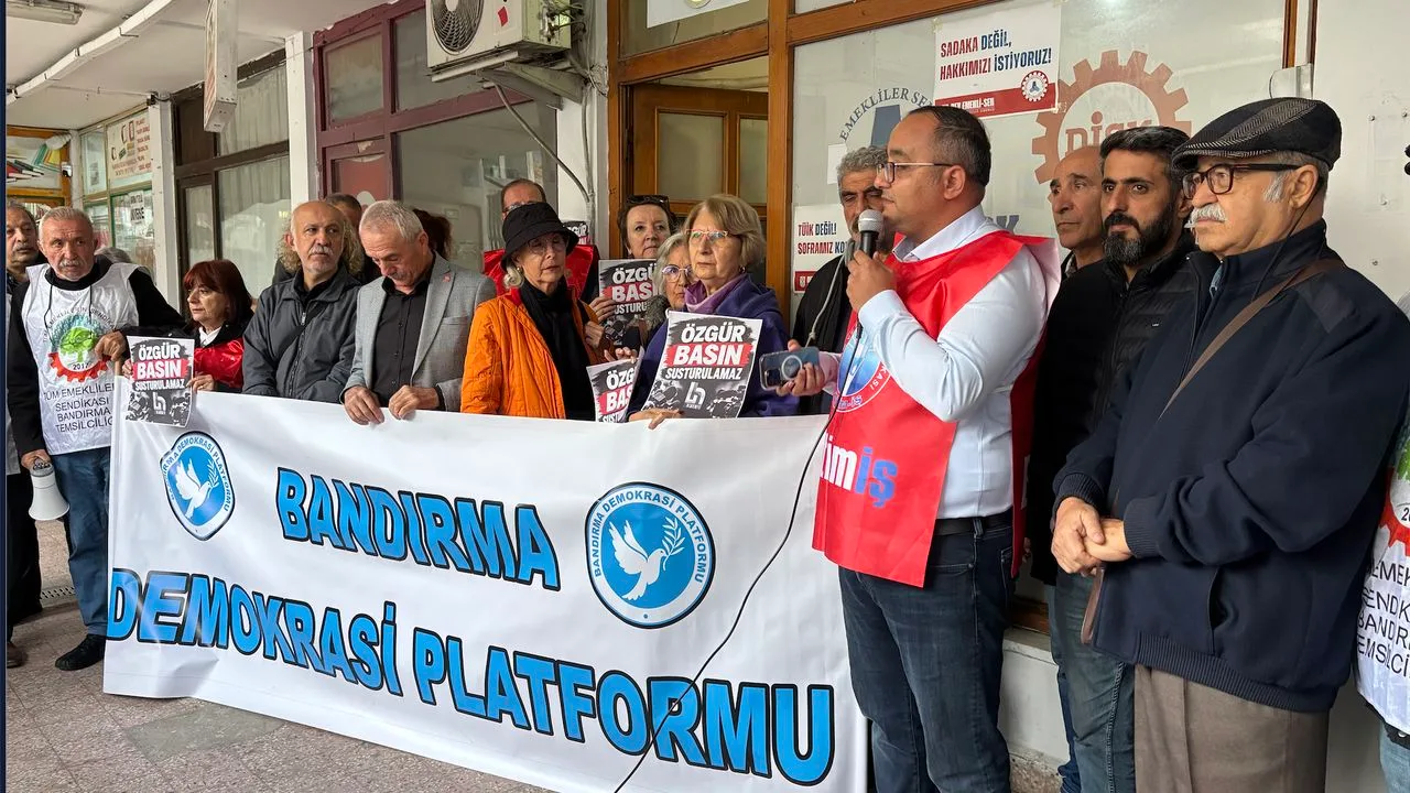 Bandırma Demokrasi Platformu’ndan Halk TV’ye kayyum atanmasına tepki
